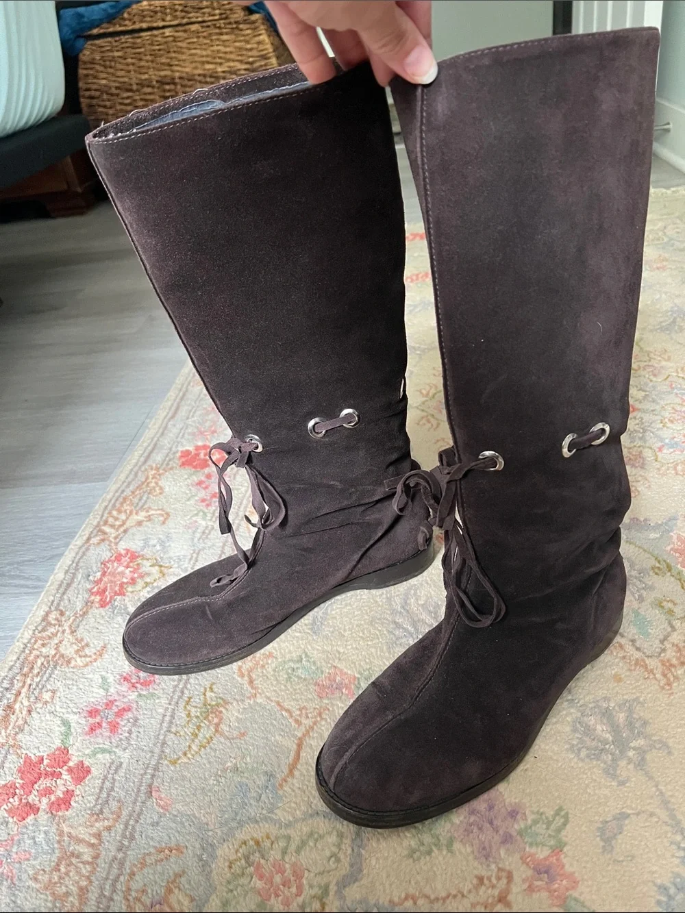 Jimmy Choo Genuine Suede Boots Sz 8